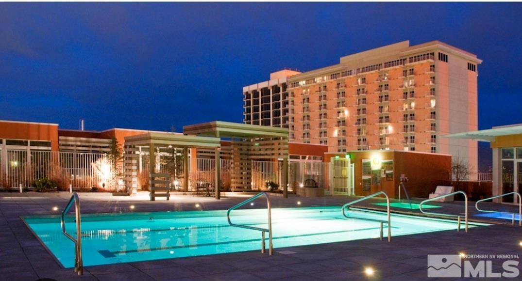 255 North Sierra Street, Unit 801 Reno, NV 89501 - Photo 26 of 32 a view of a building with a backyard