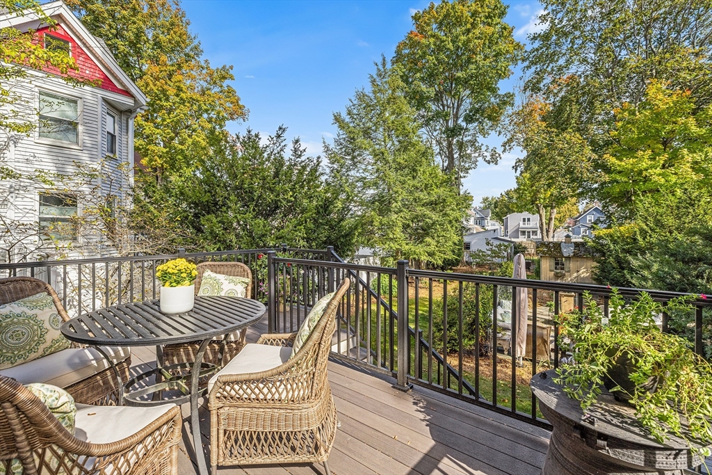 34 Cedar Street Wakefield, MA 01880 - Photo 21 of 33 a view of balcony with furniture