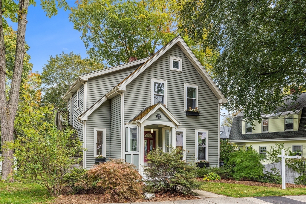 34 Cedar Street Wakefield, MA 01880 - Photo 27 of 33 a view of a house with yard and plants