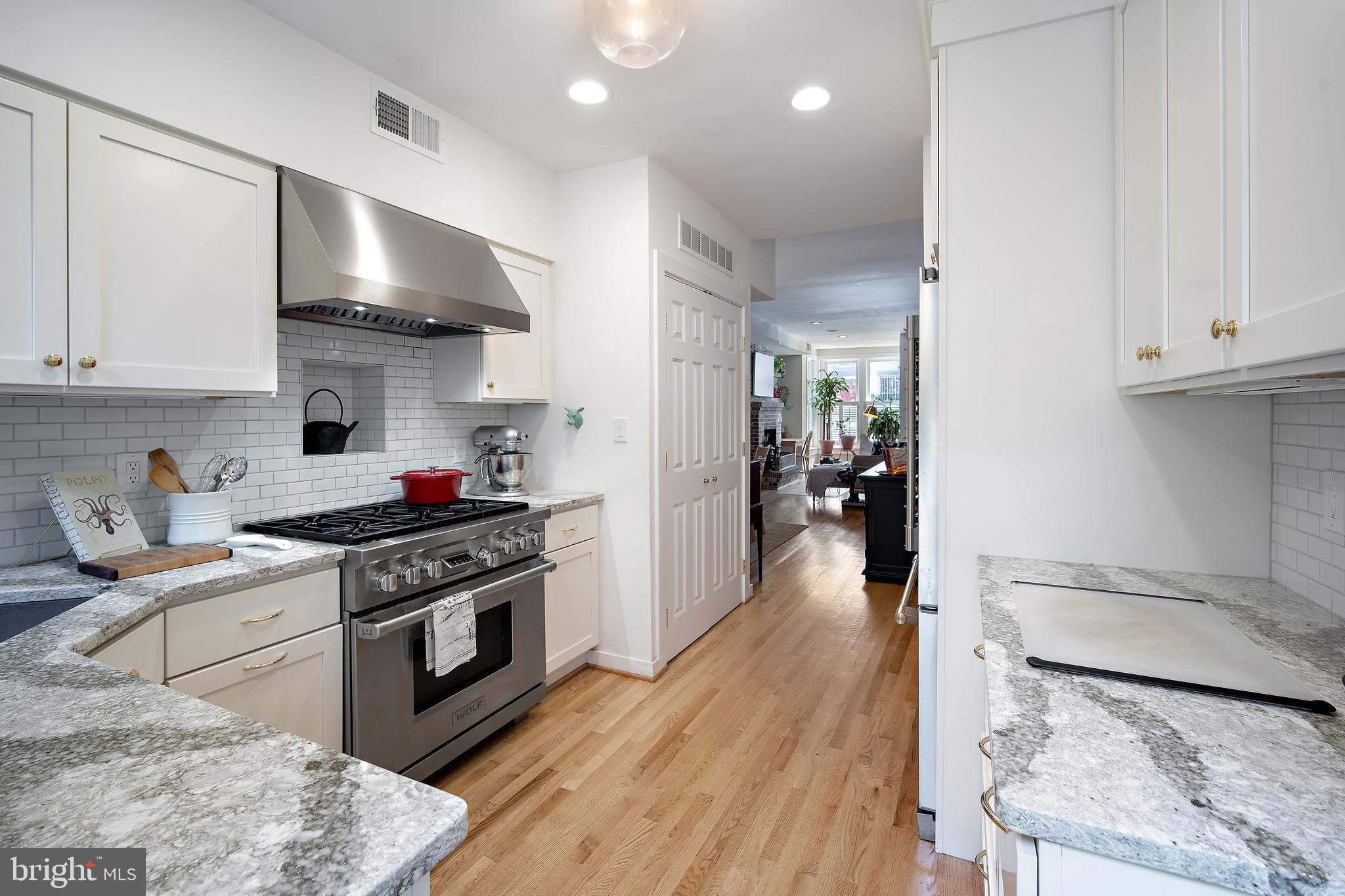 1220 D Street Northeast Washington, DC 20002 - Photo 14 of 33 Kitchen with granite counter tops