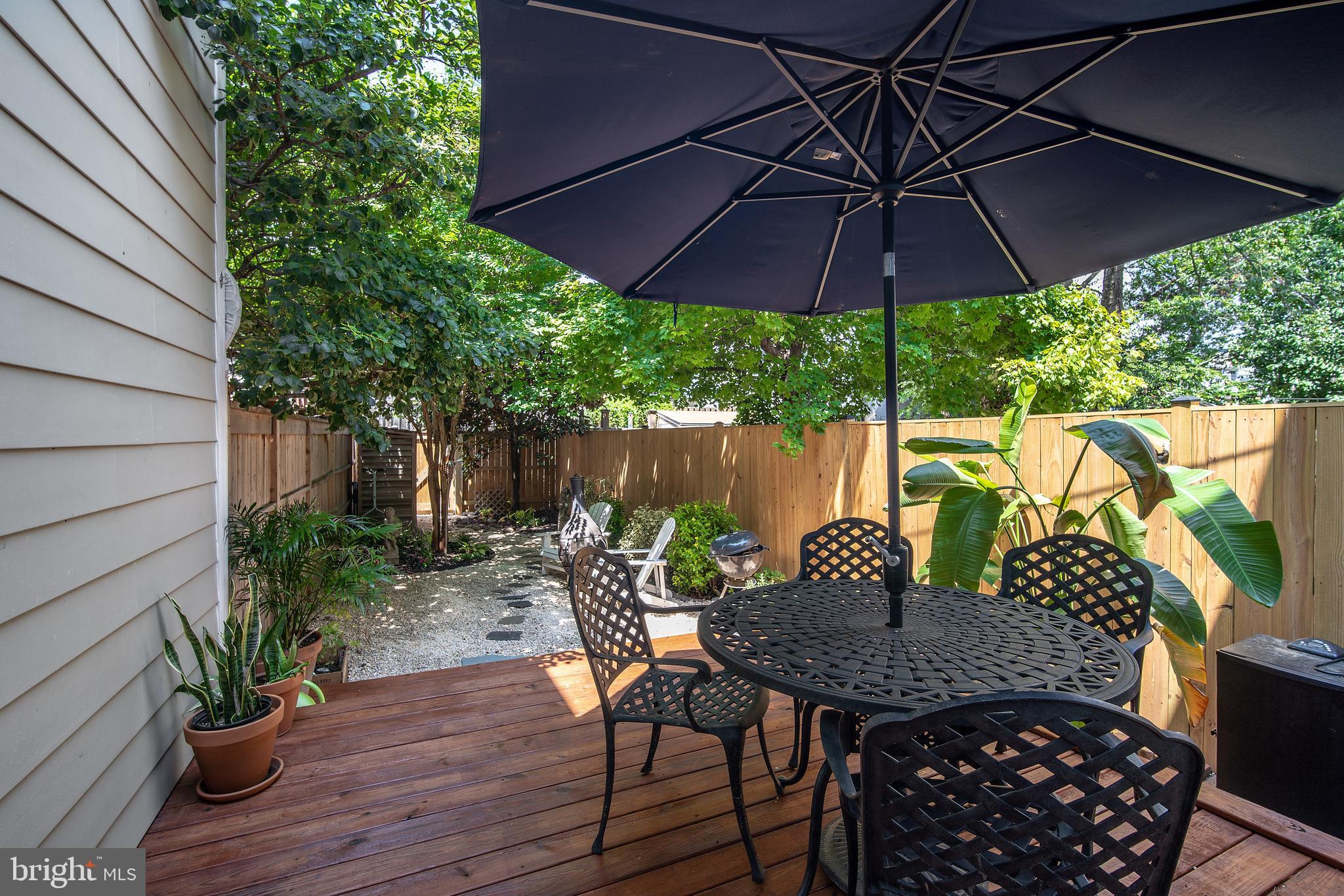 1220 D Street Northeast Washington, DC 20002 - Photo 30 of 33 Super deep yard!