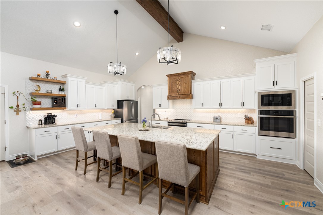 1001 County Road 3152 Kempner, TX 76539 - Photo 10 of 47 Eat in Kitchen. Extra storage in Island.