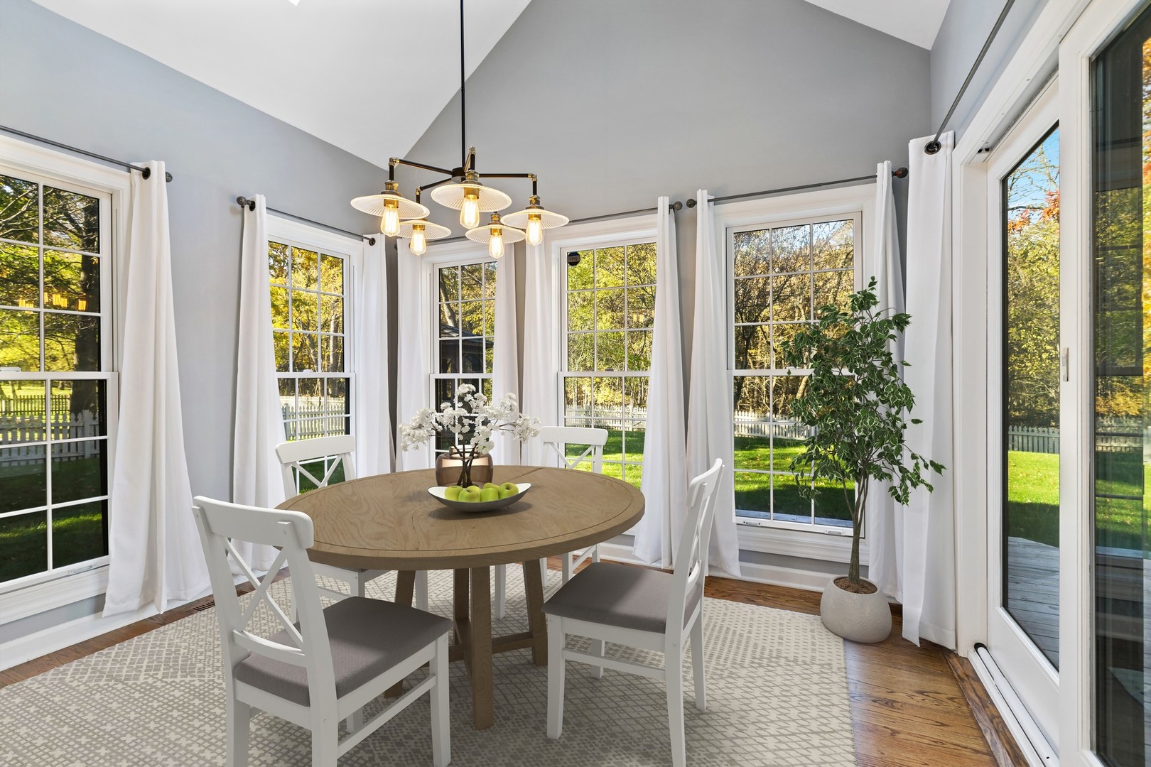470 Long Hill Road Gurnee, IL 60031 - Photo 15 of 32 a view of a dining room with furniture window and wooden floor