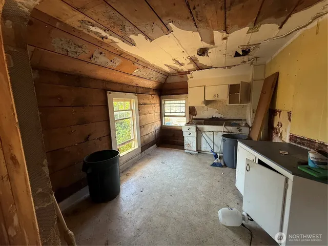 a view of an front door