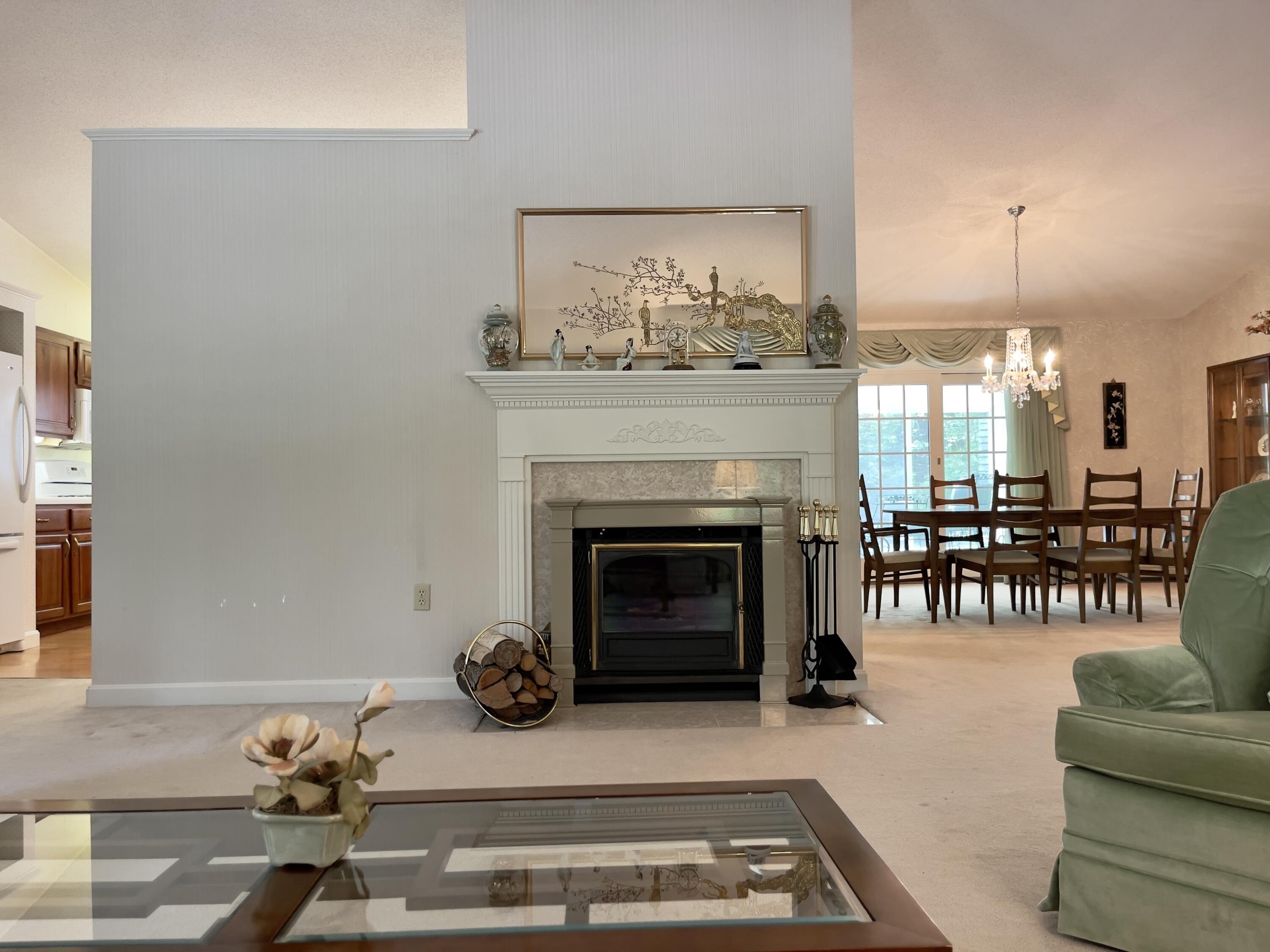 1287 Long Plains Road Buxton, ME 04093 - Photo 14 of 38 Living Room/Fireplace