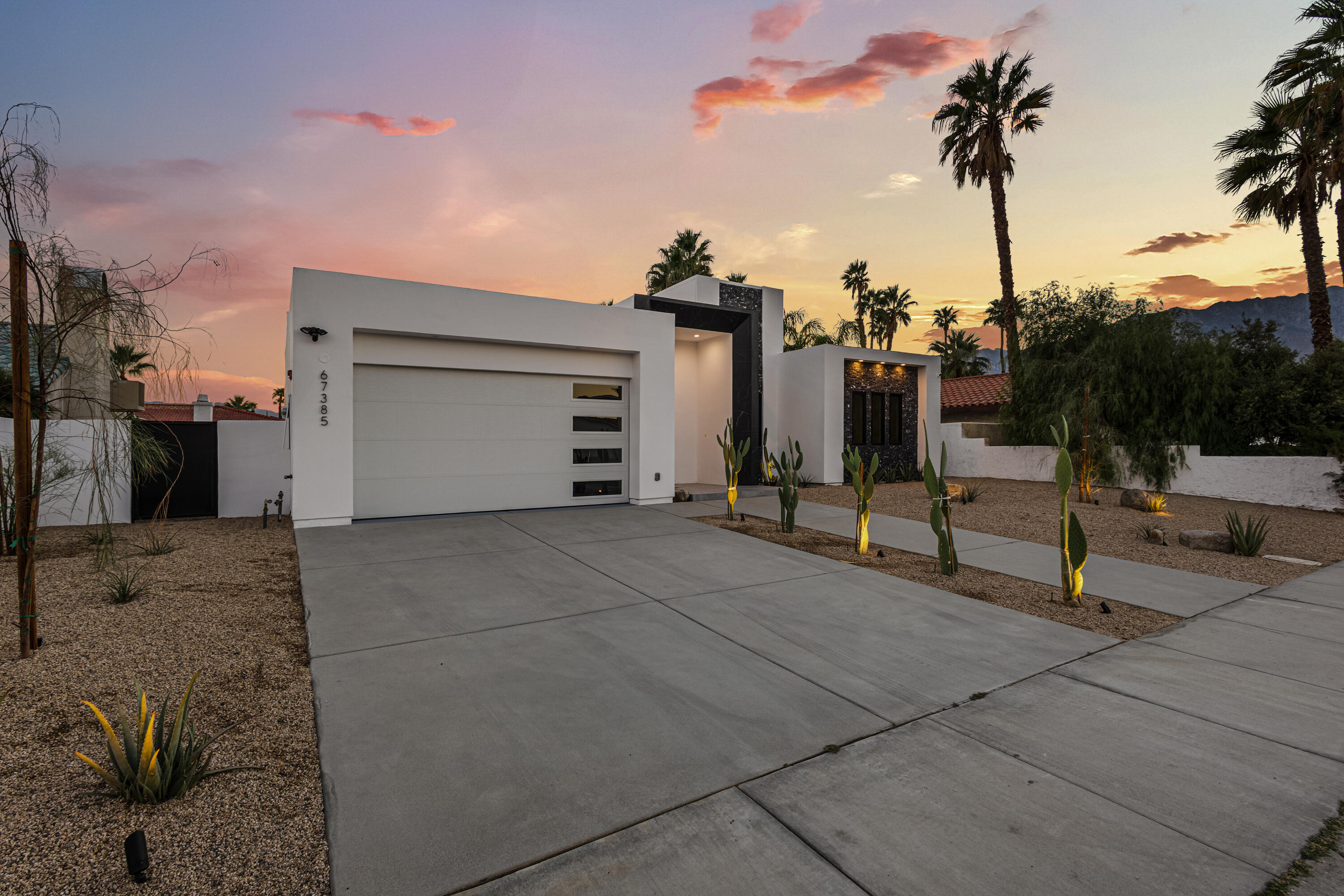 67385 Ovante Road Cathedral City, CA 92234 - Photo 30 of 32 a view of a street with palm trees