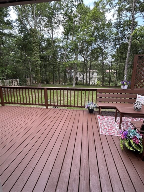 61 Esta Road Plymouth, MA 02360 - Photo 9 of 40 a view of deck with wooden floor and outdoor space