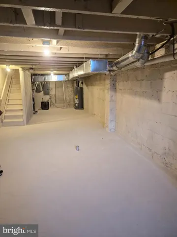 a view of storage and utility room