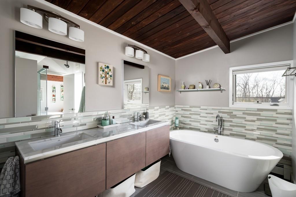 25 Rockwood Road Hingham, MA 02043 - Photo 15 of 34 a bathroom with a sink and a mirror