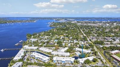 ariel view to the North and the City of Stuart