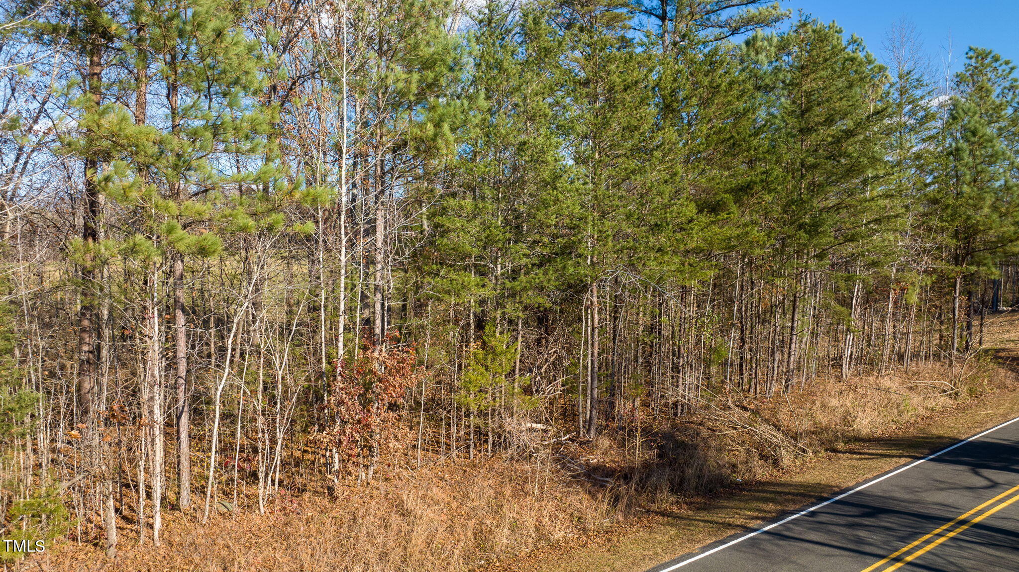 12624 Hampton Road Rougemont, NC 27572 - Photo 13 of 18 a view of backyard with wooden fence