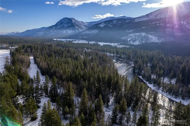 a view of road with trees
