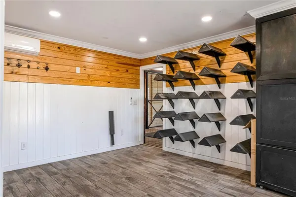 a view of outdoor space with seating