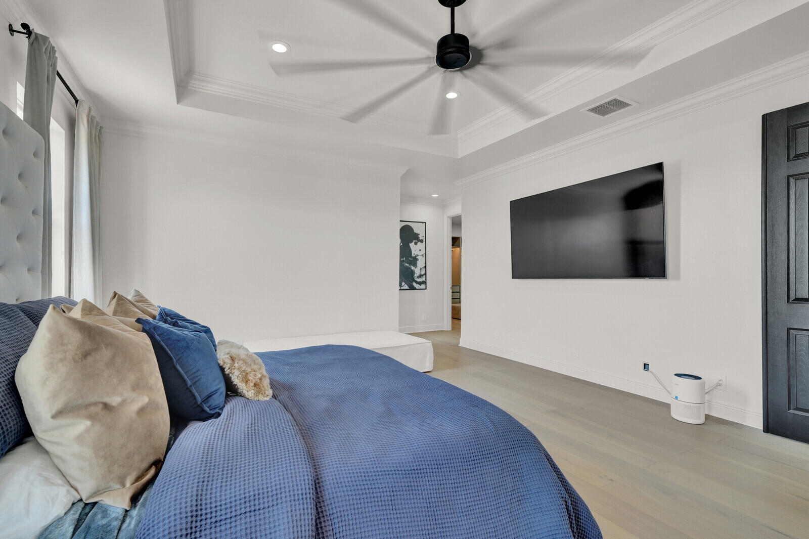 8685 Cobblestone Point Circle Boynton Beach, FL 33472 - Photo 45 of 70 a living room with furniture and a flat screen tv