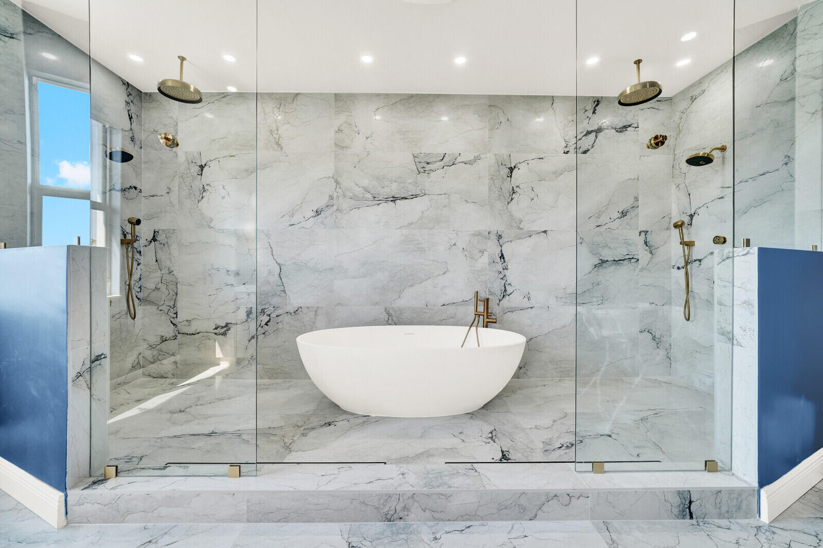 8685 Cobblestone Point Circle Boynton Beach, FL 33472 - Photo 50 of 70 a bathroom with a glass shower door