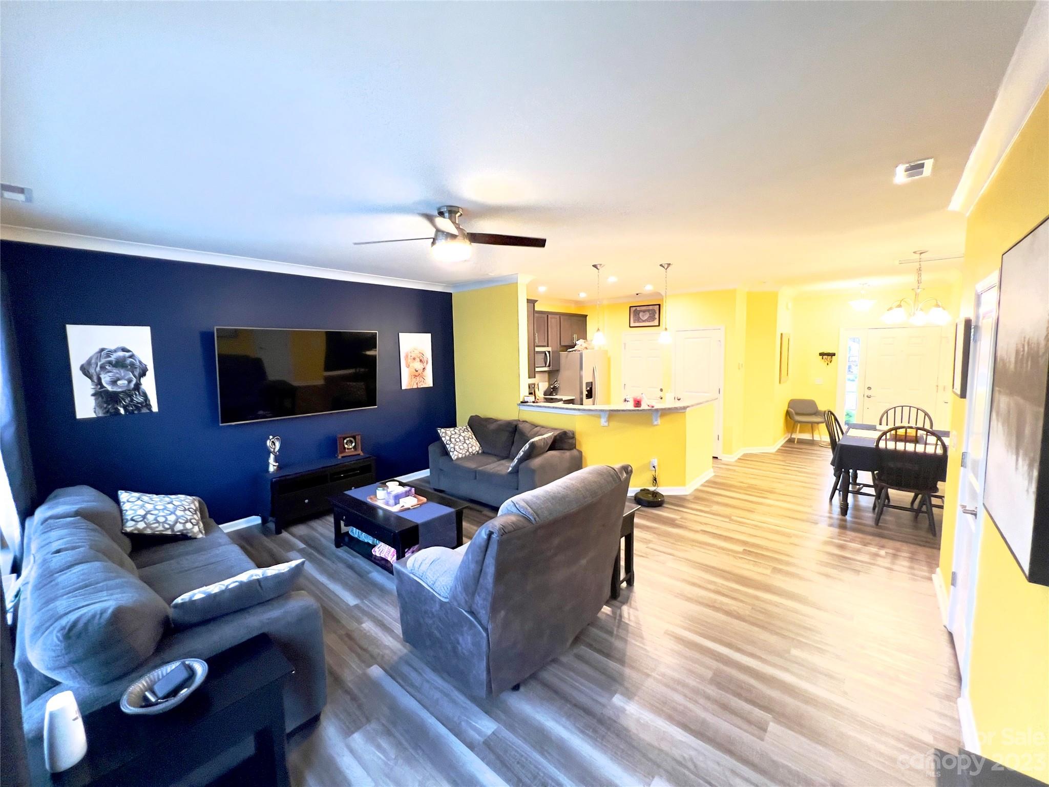 833 Canoe Song Road Fort Mill, SC 29708 - Photo 3 of 12 a living room with furniture and a flat screen tv