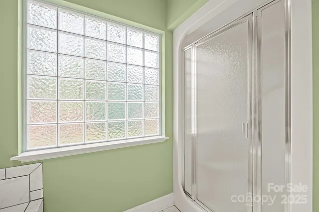 a view of a window in a room