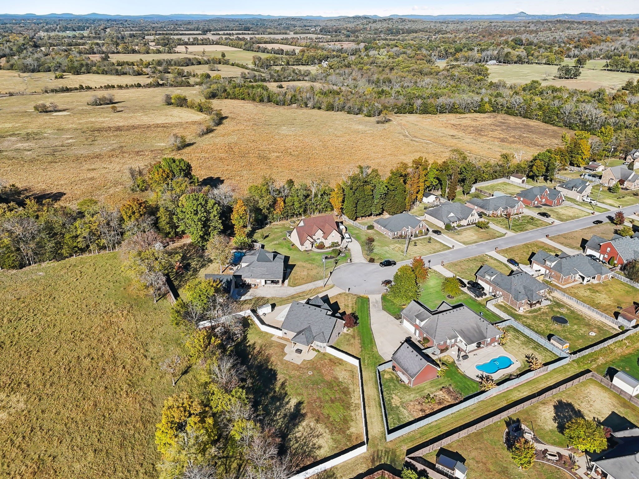100 Riddick Court Murfreesboro, TN 37127 - Photo 52 of 56 an aerial view of ocean and residential houses with outdoor space