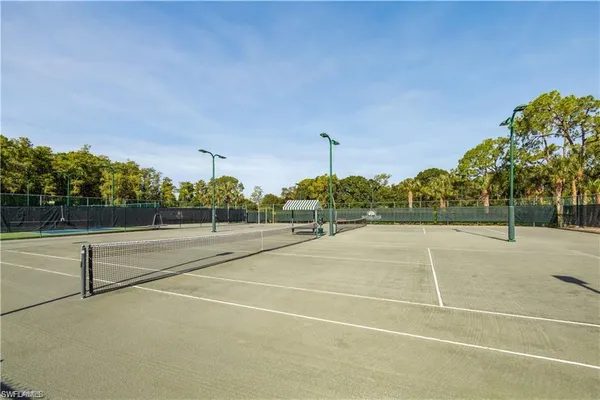 a view of a tennis court