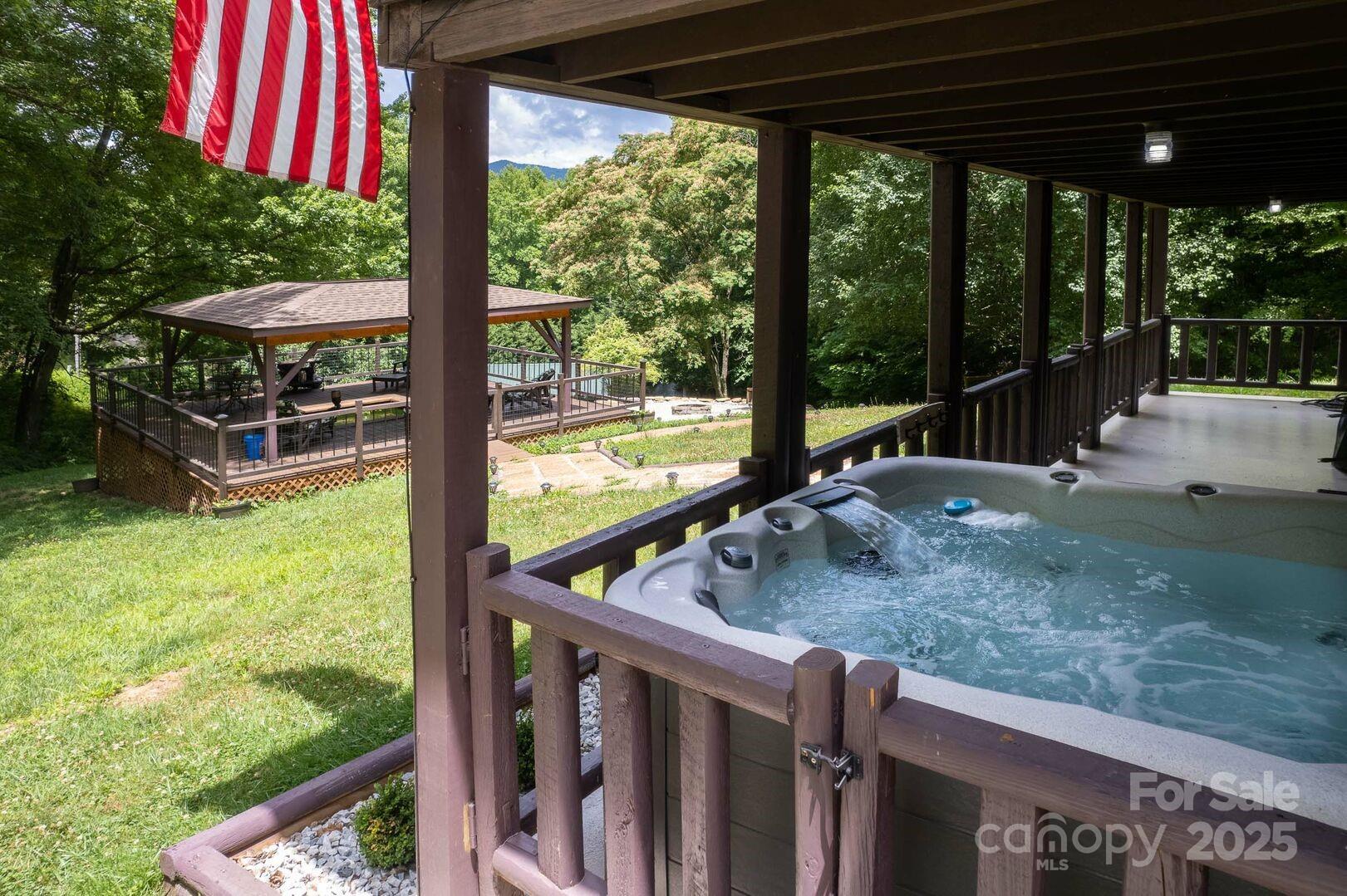 1491 Battle Branch Road Bryson City, NC 28713 - Photo 2 of 34 a view of a porch