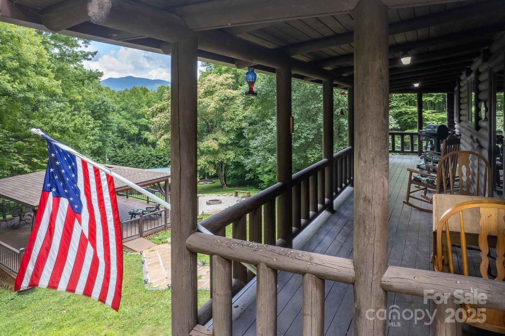 1491 Battle Branch Road Bryson City, NC 28713 - Photo 29 of 34 a view of roof deck