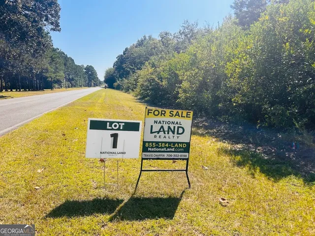 a view of a sign board with lake view