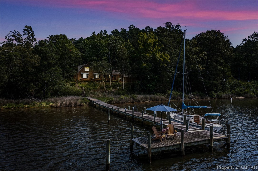 268 Woodbrook Road Lancaster, VA 22503 - Photo 50 of 50 Sunset on the Corrotoman