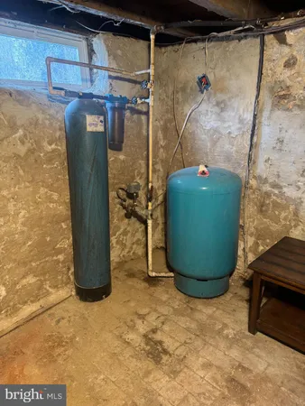 a view of water heater room