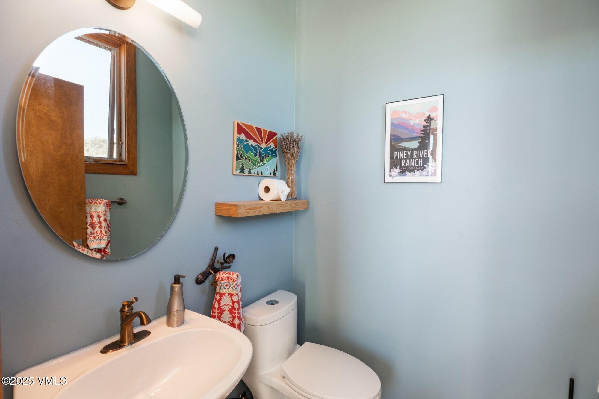 948 Wolcott Springs Road Wolcott, CO 81655 - Photo 41 of 49 a bathroom with a toilet and a sink