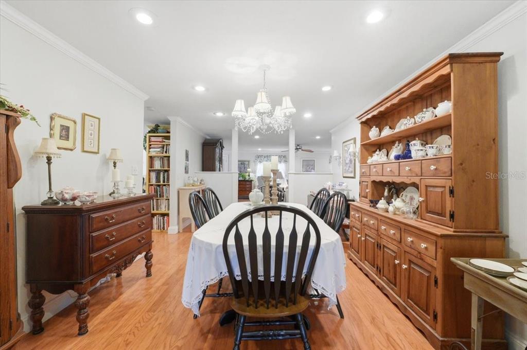 2910 Fritzke Road Dover, FL 33527 - Photo 28 of 100 a view of a dining room with furniture window and wooden floor