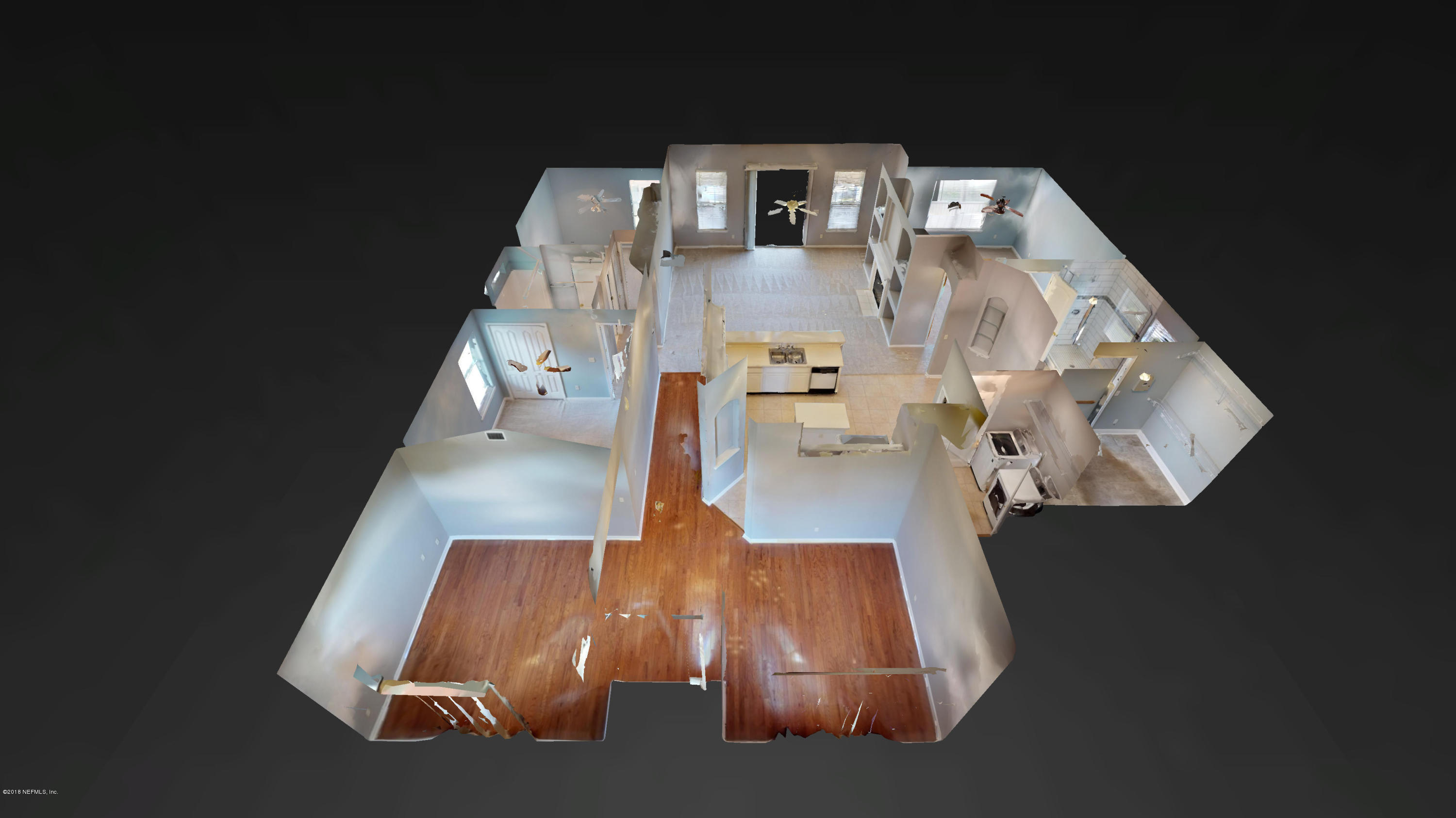 10368 Sugar Grove Road Jacksonville, FL 32221 - Photo 2 of 28 wooden floor view with sitting space