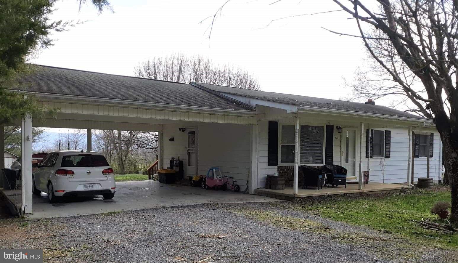 166 Grover Road Edinburg, VA 22824 - Photo 2 of 14 Front view of home with carport