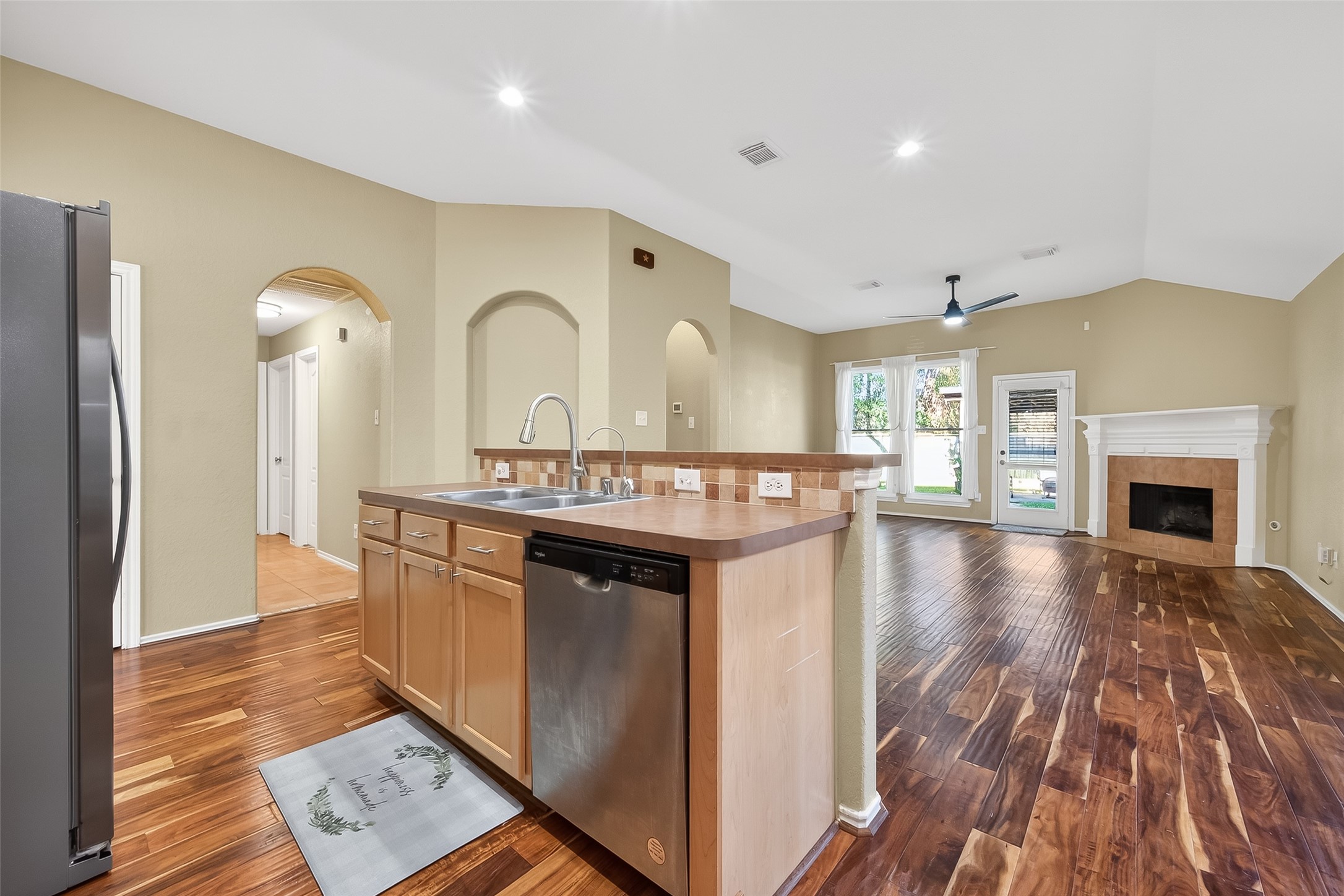 2311 Cory Crossing Lane Spring, TX 77386 - Photo 15 of 48 a spacious bathroom with a sink and a mirror
