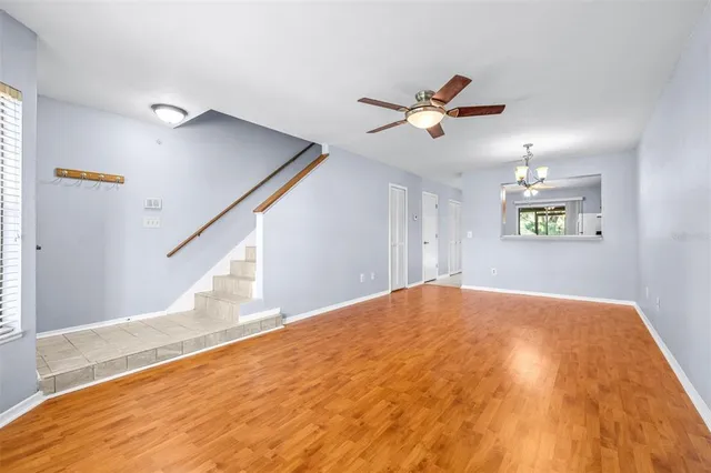 a view of an empty room