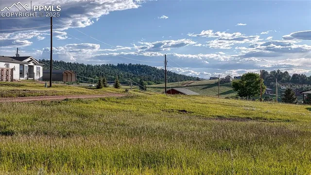 a view of a golf course with a lake