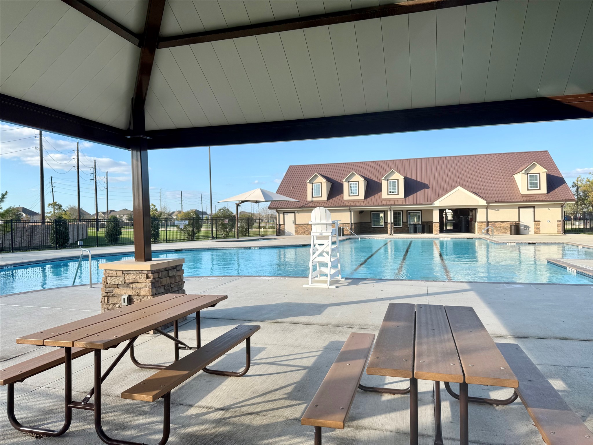4910 Culver Lane Rosenberg, TX 77471 - Photo 50 of 50 Clubhouse, pool, and picnic benches for a fun day in the sun!