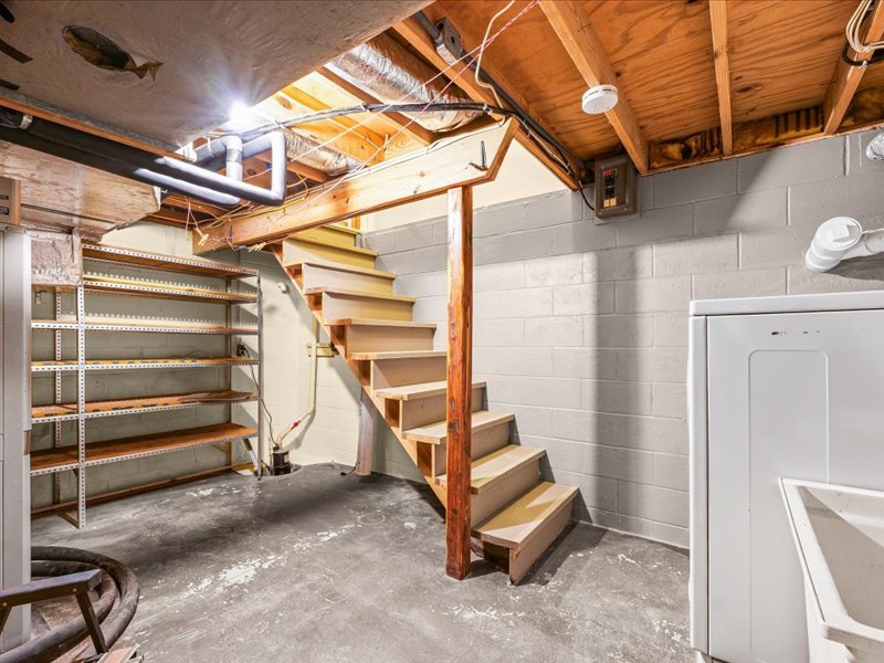 15742 Moody Road Oakland, IL 61943 - Photo 25 of 48 a view of an empty room with a staircase
