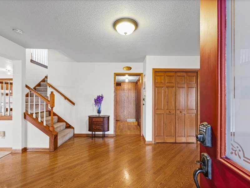 15742 Moody Road Oakland, IL 61943 - Photo 6 of 48 a view of entryway and hall with wooden floor