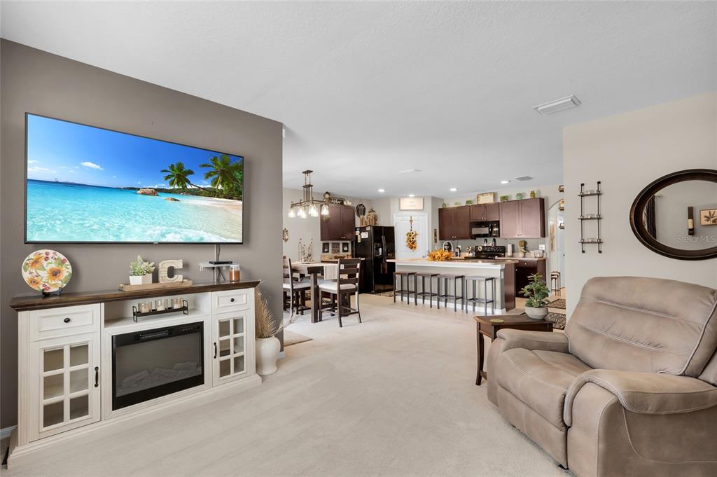 3016 Northeast 43rd Road Ocala, FL 34470 - Photo 14 of 35 a living room with furniture and a flat screen tv