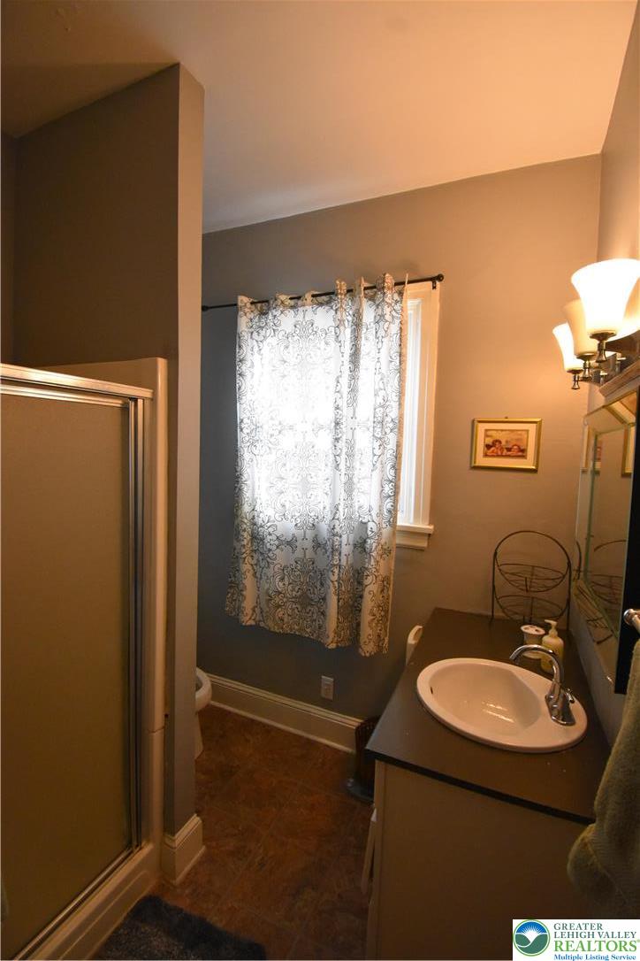 134 North 3rd Street Easton, PA 18042 - Photo 18 of 38 a bathroom with a sink toilet and shower