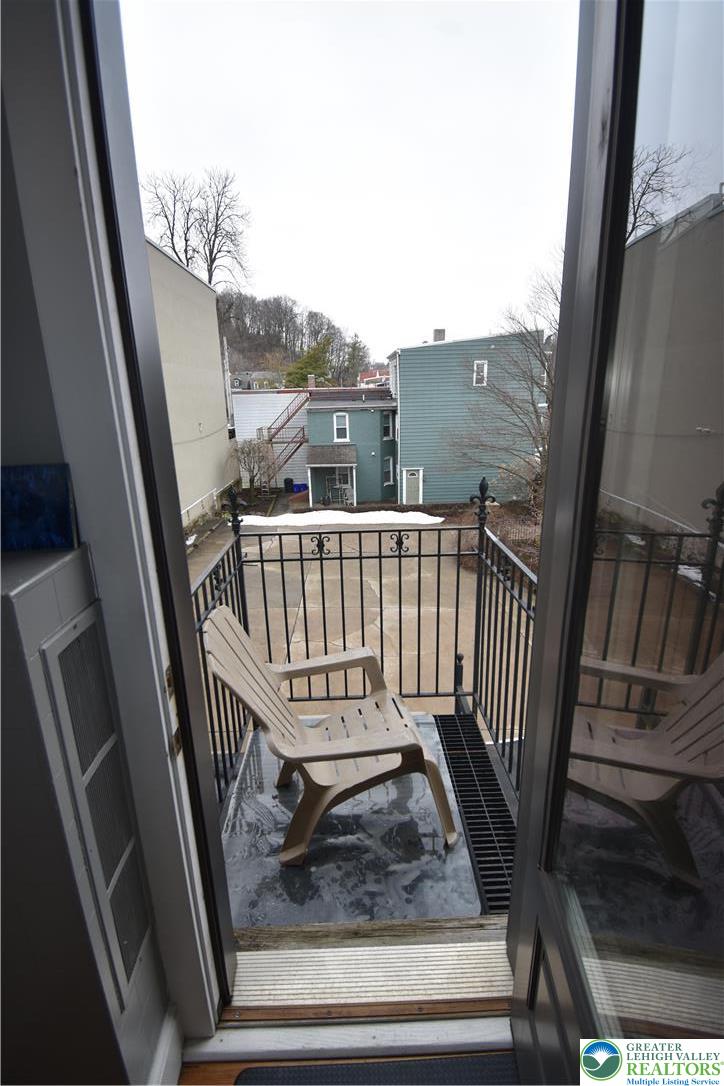 134 North 3rd Street Easton, PA 18042 - Photo 24 of 38 a view of a balcony with wooden floor