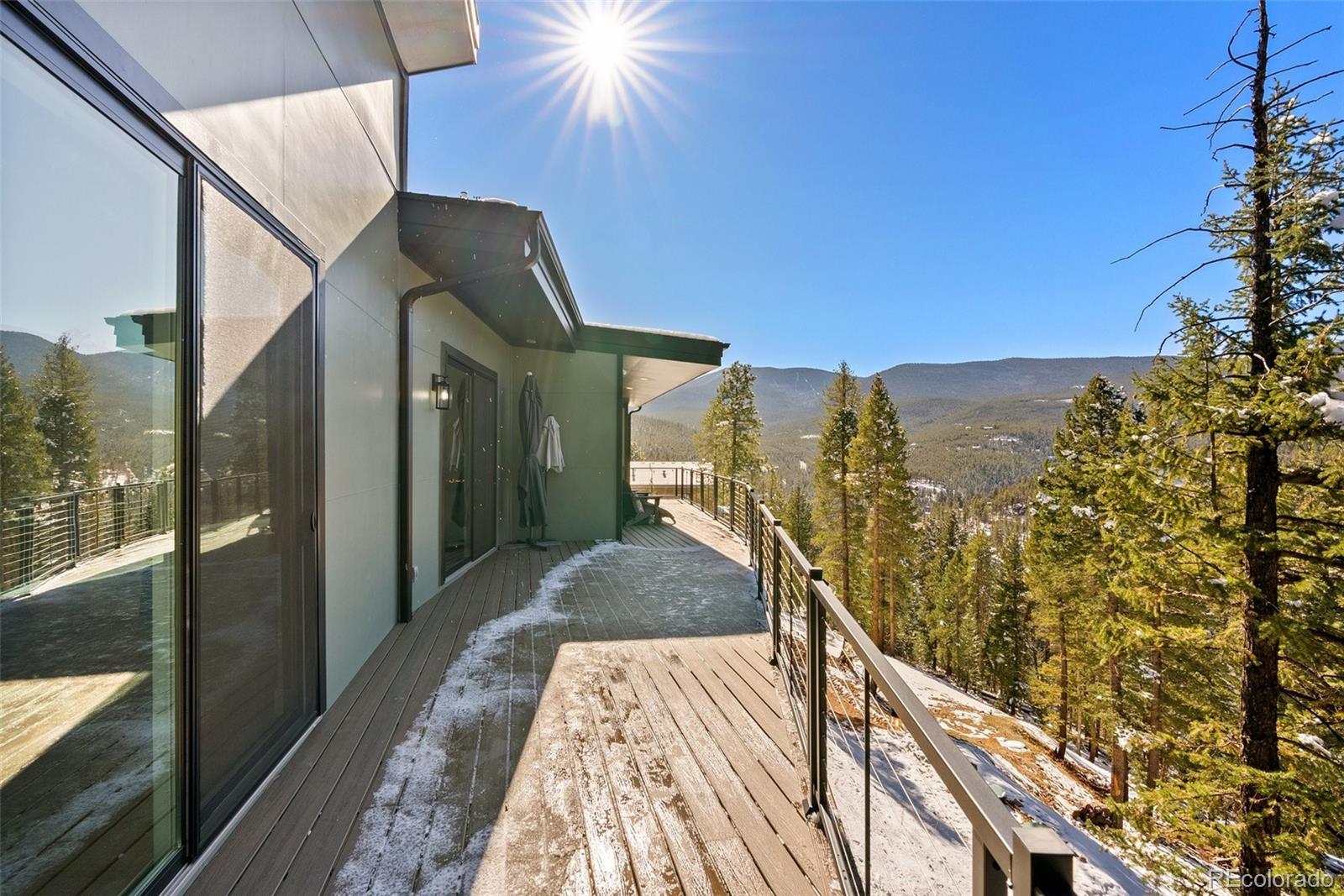 7231 Timber Trail Road Evergreen, CO 80439 - Photo 30 of 34 a view of a balcony