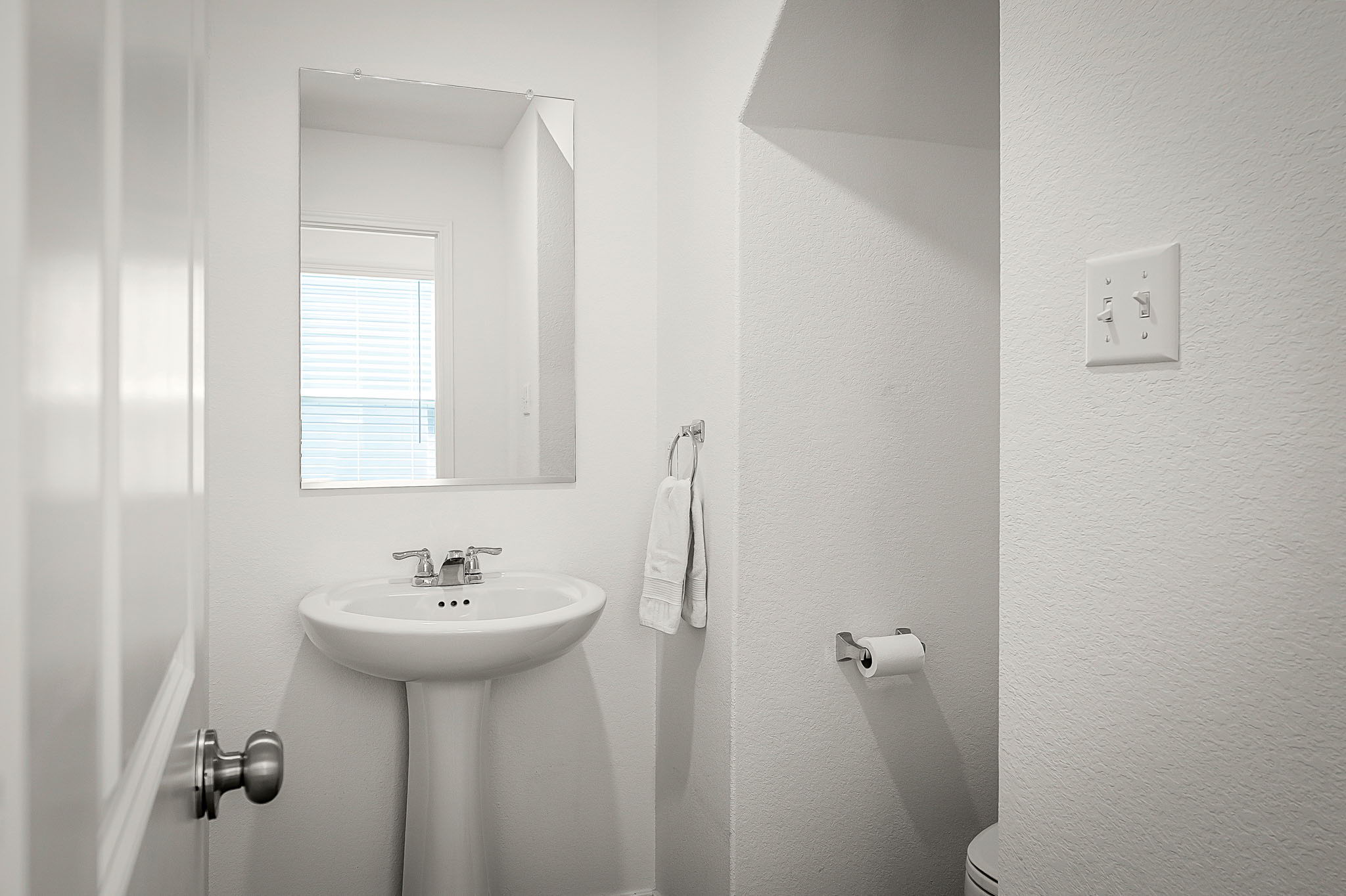 175 Amber Glen Maxwell, TX 78656 - Photo 18 of 27 a bathroom with a sink toilet and mirror