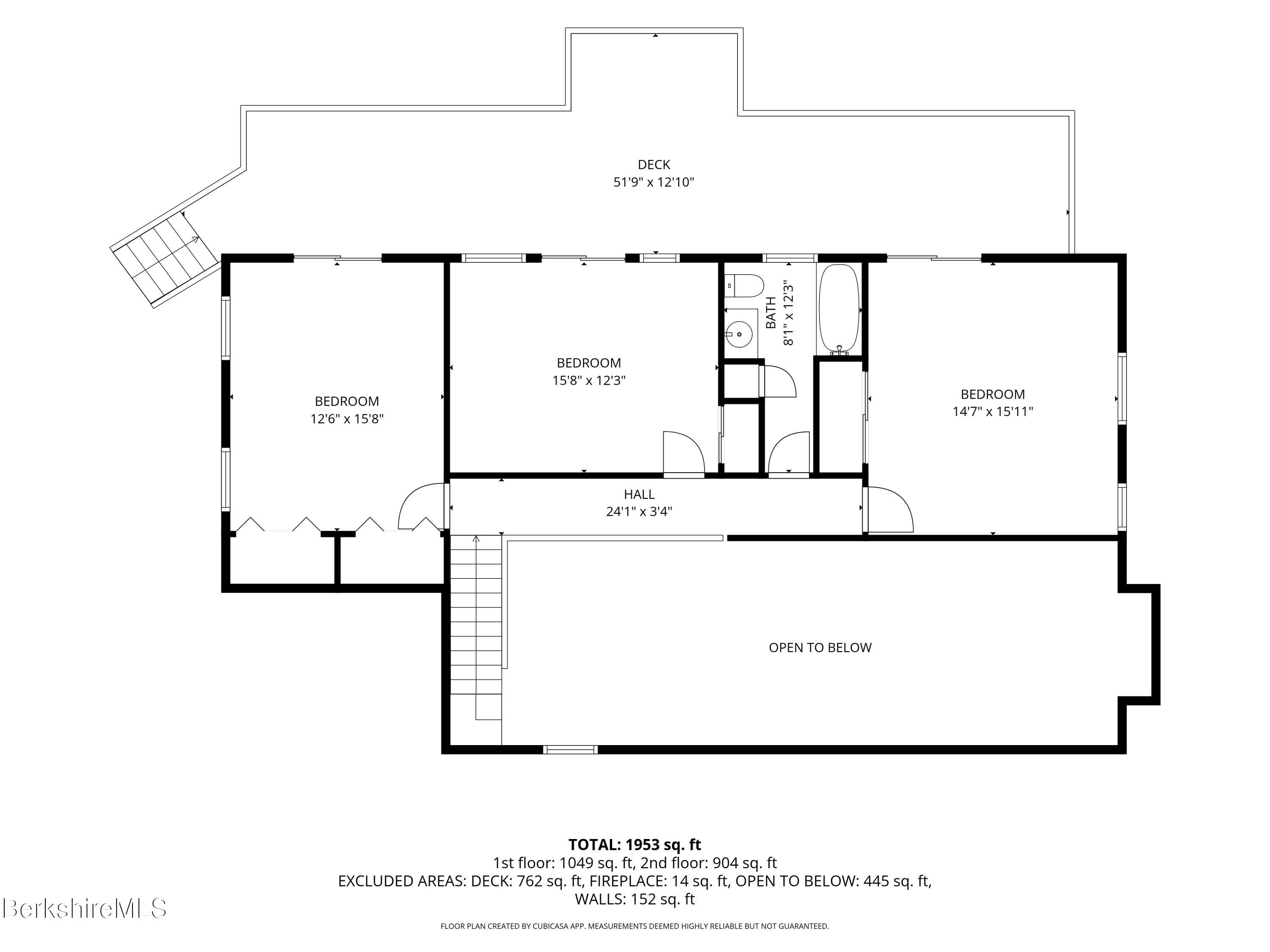 236 Hillsdale Road Egremont, MA 01230 - Photo 42 of 43 2nd Floor Plans