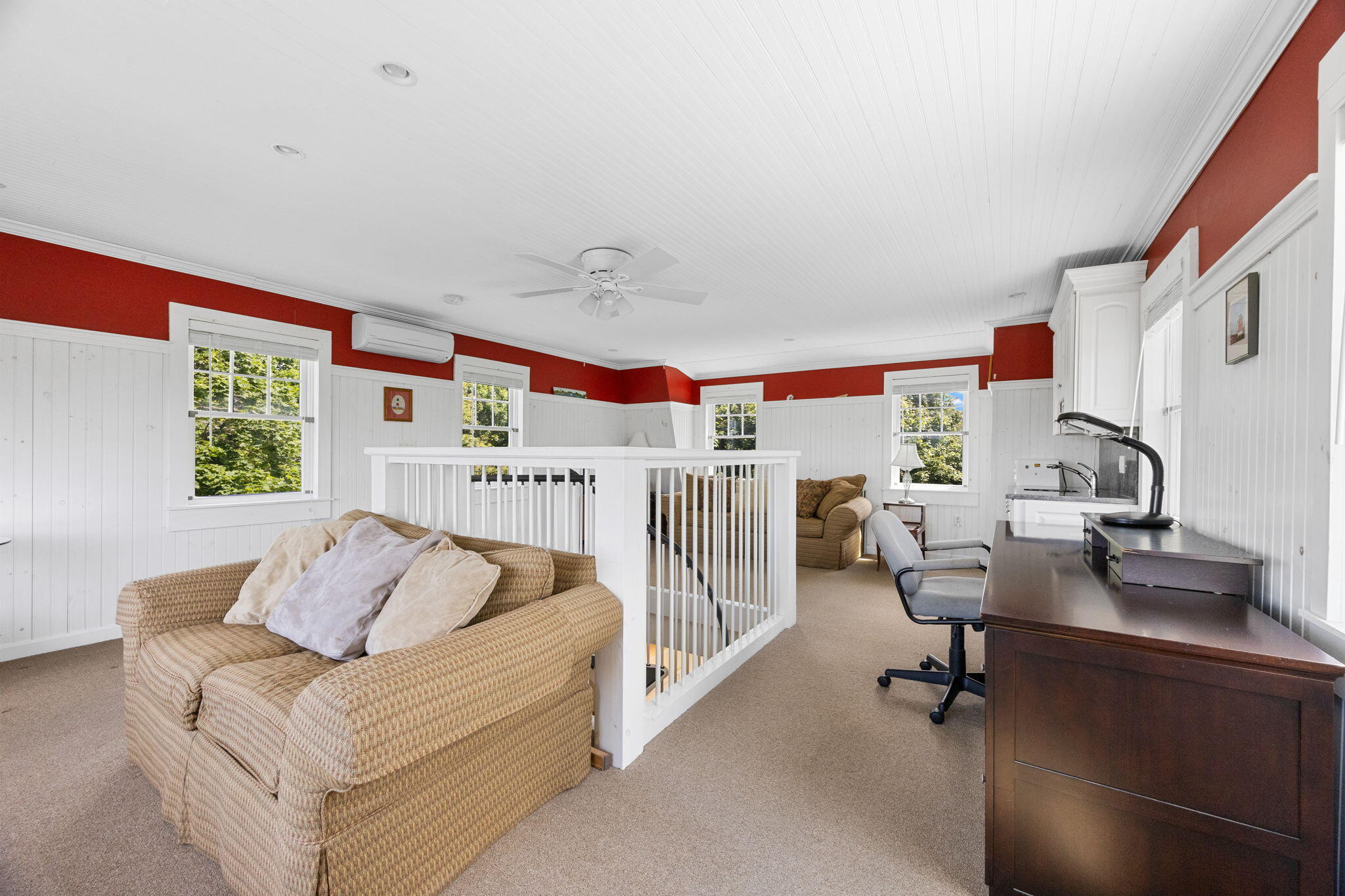 34 Kenwood Road Pocasset, MA 02559 - Photo 51 of 95 a bedroom with a bed and a desk