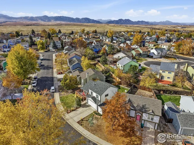 an aerial view of residential building with outdoor space