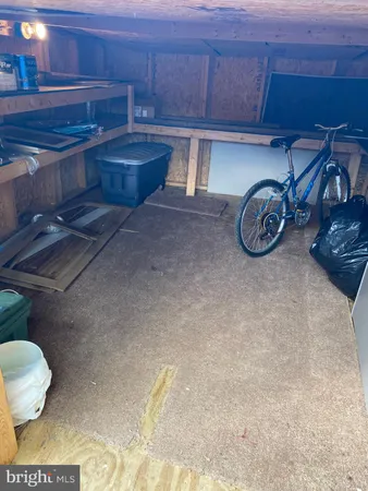 a view of storage and utility room