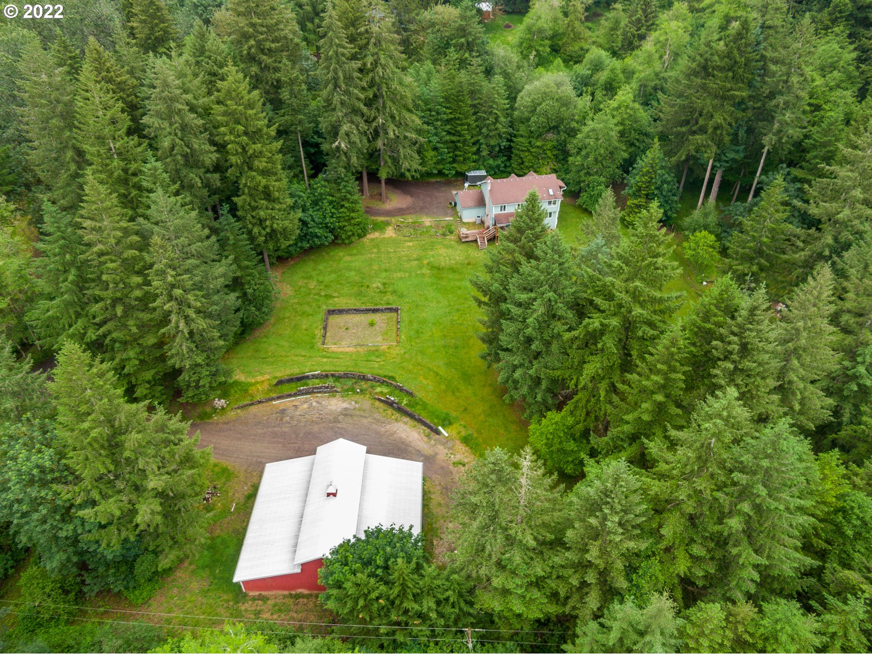 16207 Northeast Beebe Road Battle Ground, WA 98604 - Photo 3 of 32 an aerial view of a house