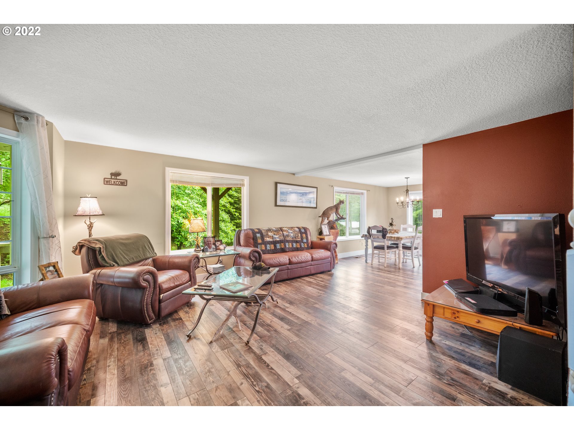 16207 Northeast Beebe Road Battle Ground, WA 98604 - Photo 6 of 32 a living room with furniture and a flat screen tv