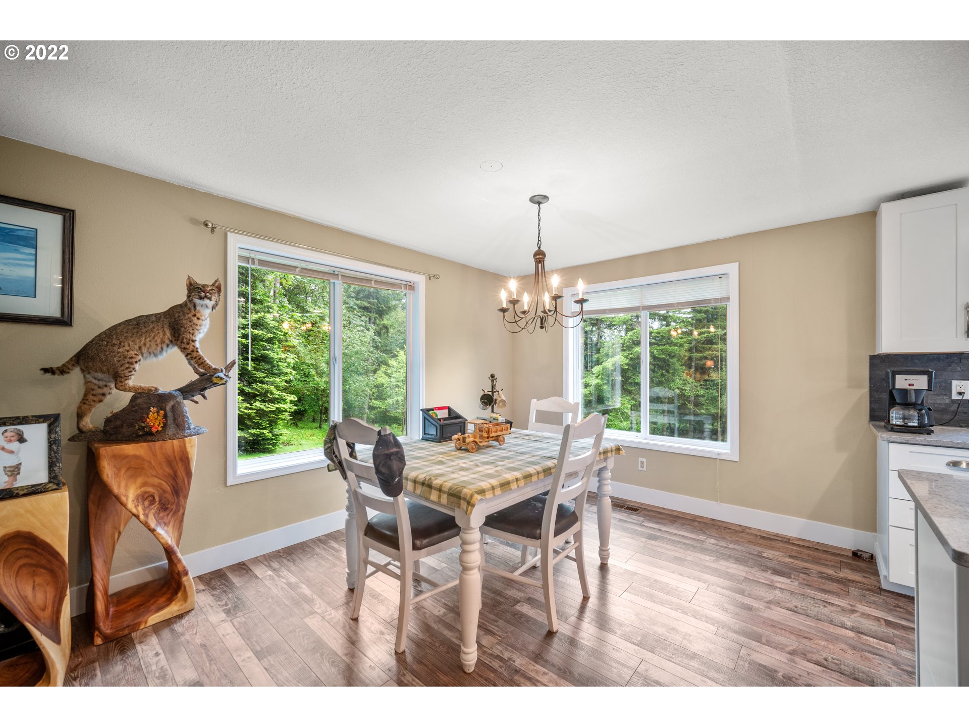 16207 Northeast Beebe Road Battle Ground, WA 98604 - Photo 8 of 32 a view of a dining room with furniture window and outside view